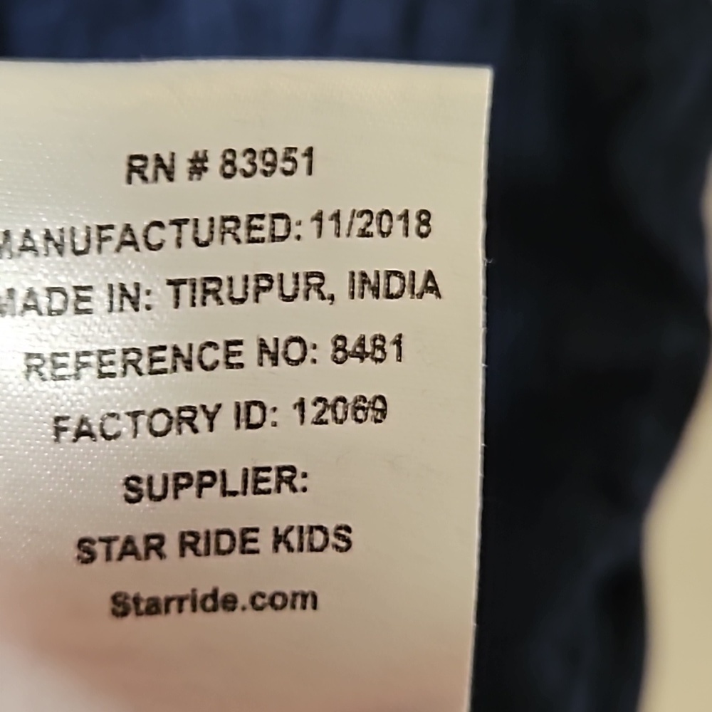 Star Ride Girls Navy Ruffle Tank Top Spring Summer Play Large 14/16 - Picture 8 of 8